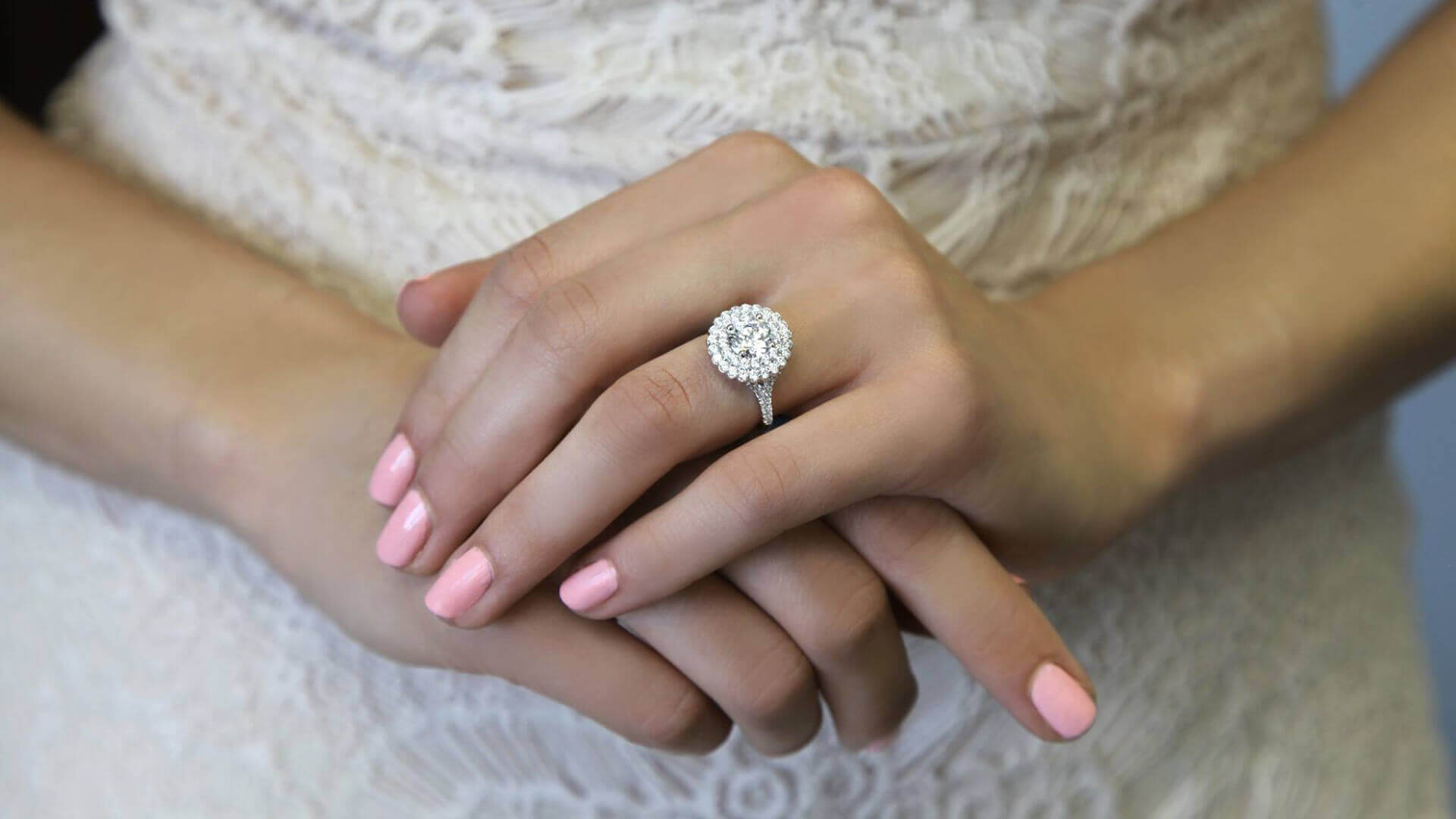 halo diamond engagement ring - Australian Diamond Network