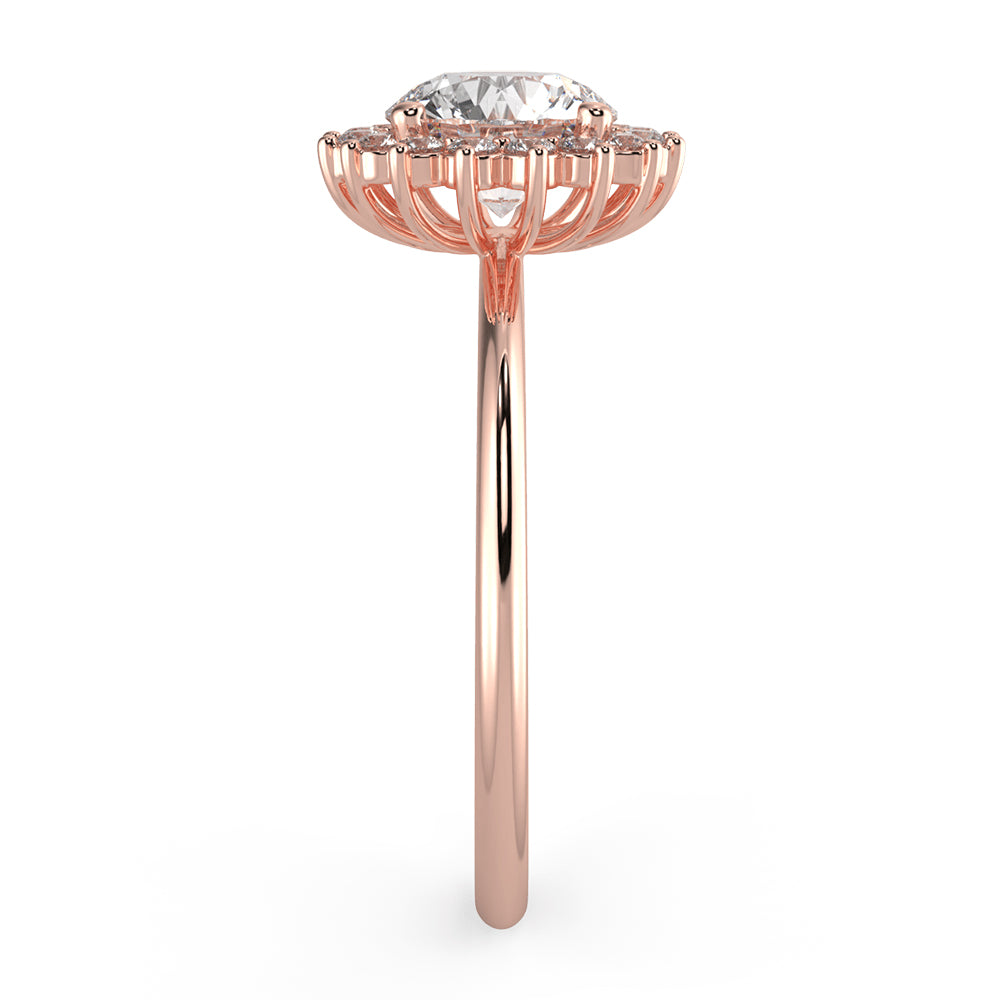 Daybreak Diamond Ring in 18k Rose Gold - Australian Diamond Network