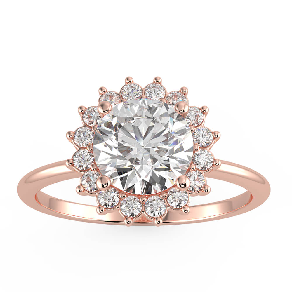 Daybreak Diamond Ring in 18k rose gold – Australian Diamond Network