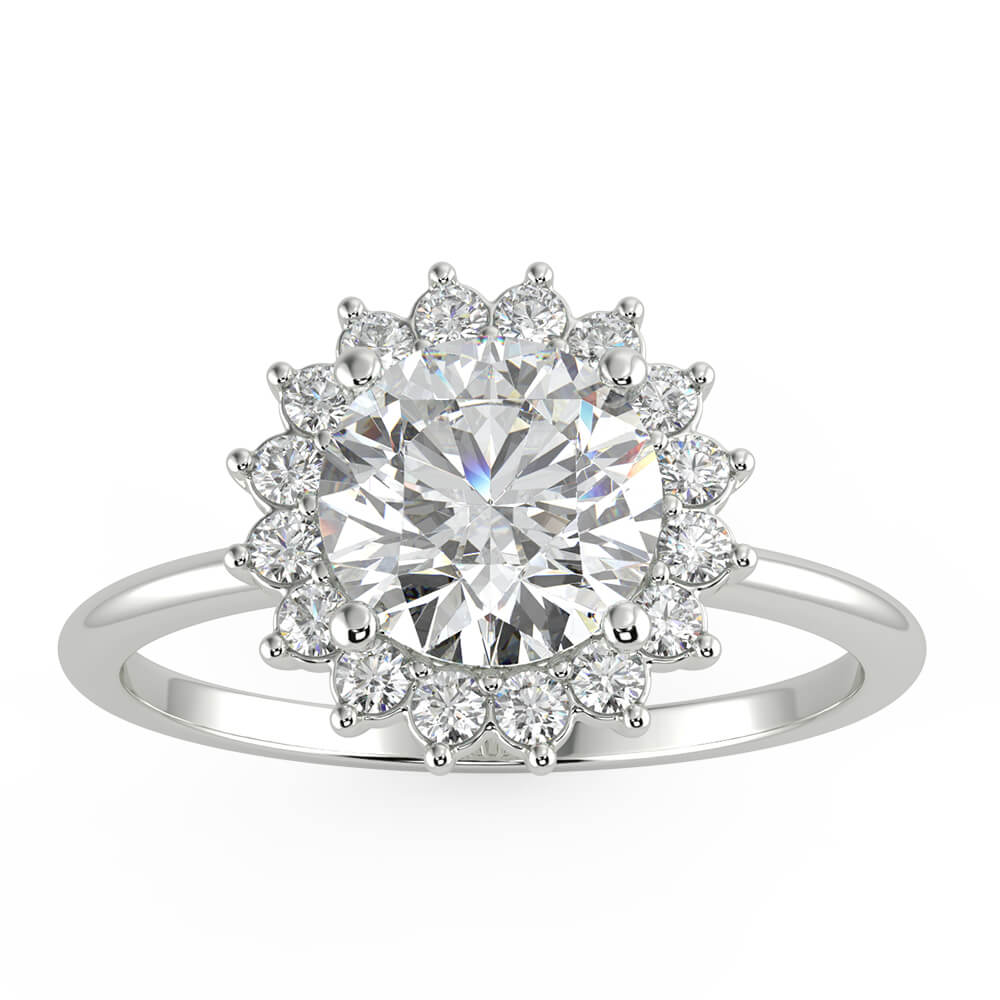 Daybreak Diamond Ring in 18k White Gold - Australian Diamond Network