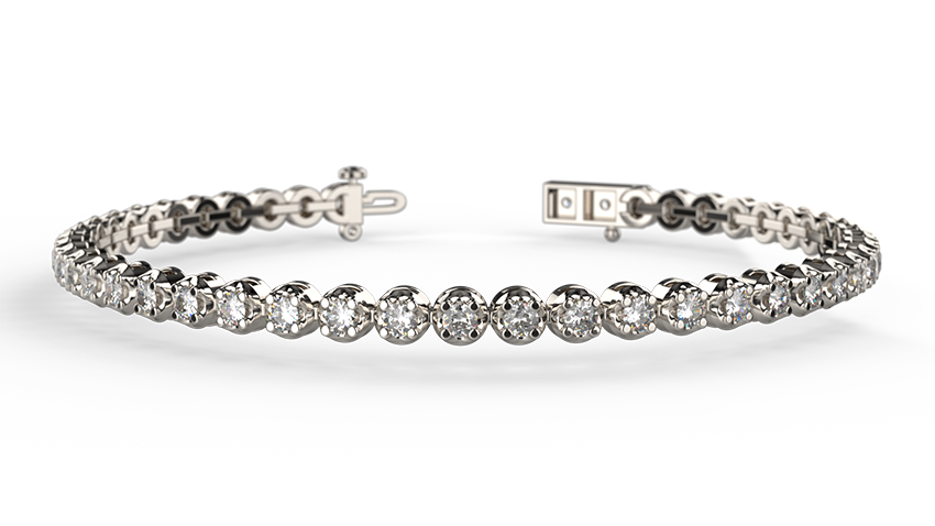 3.00 carat classic diamond tennis bracelet - Australian Diamond Network