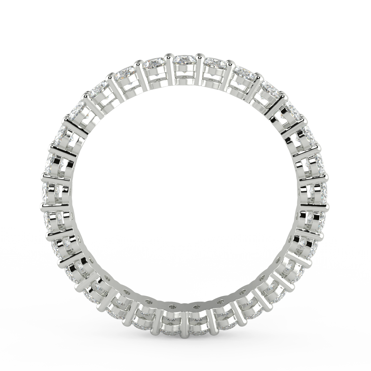 Oval Shape Diamond Eternity Ring - Australian Diamond Network