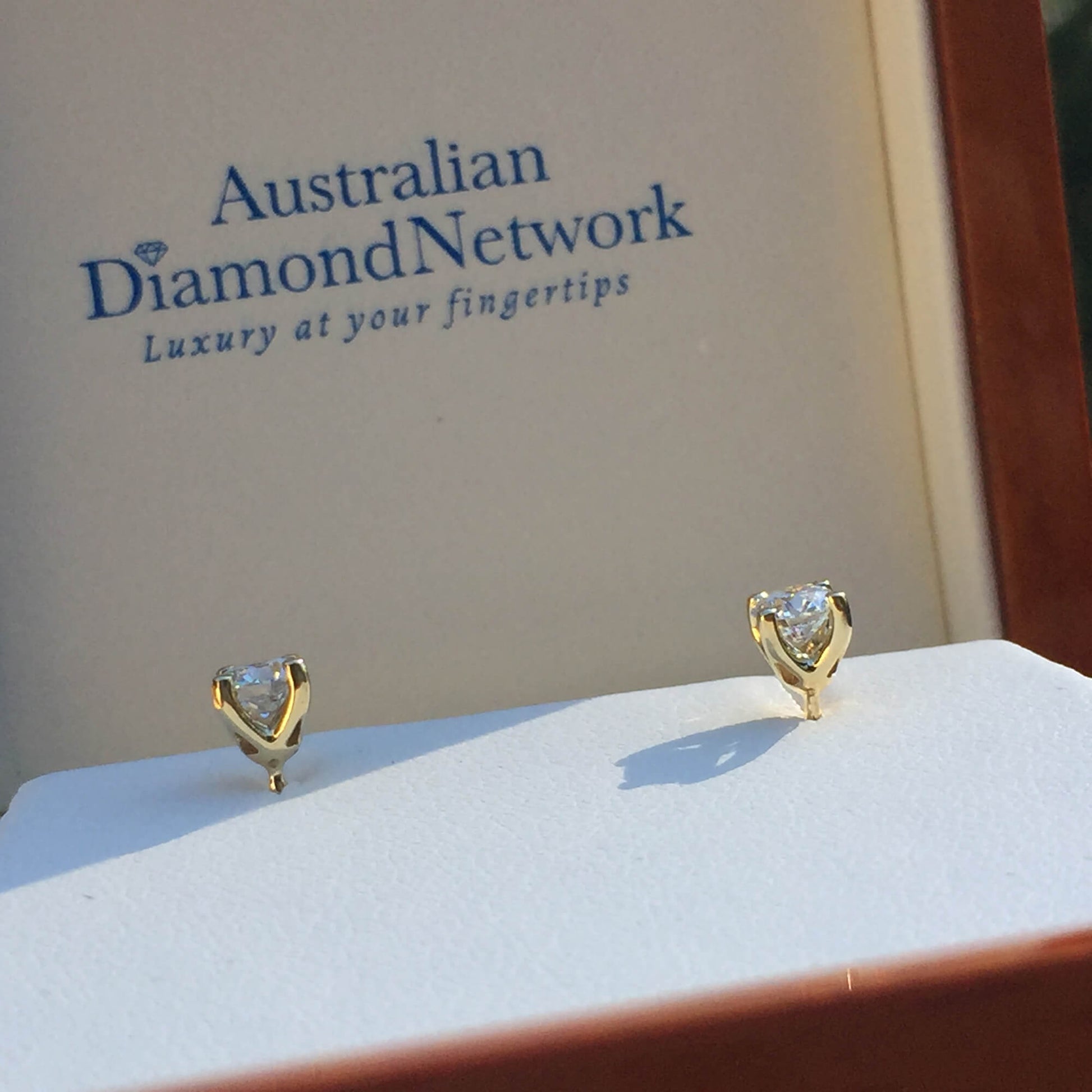 man made diamond stud earrings - Australian Diamond Network