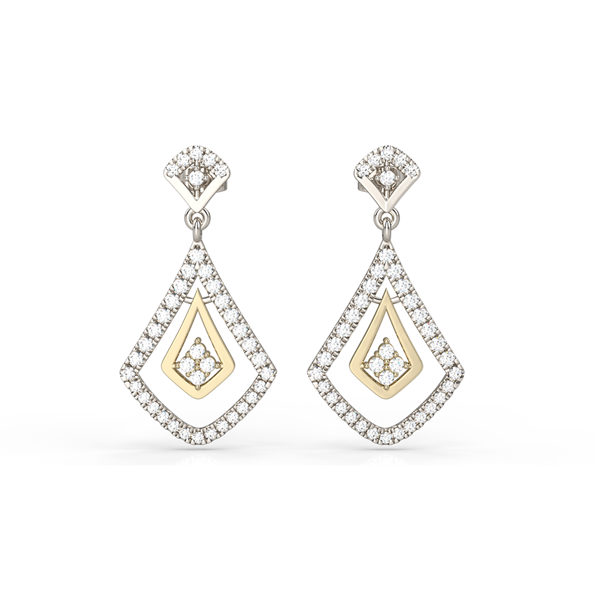 art deco inspired diamond earrings - Australian Diamond Network