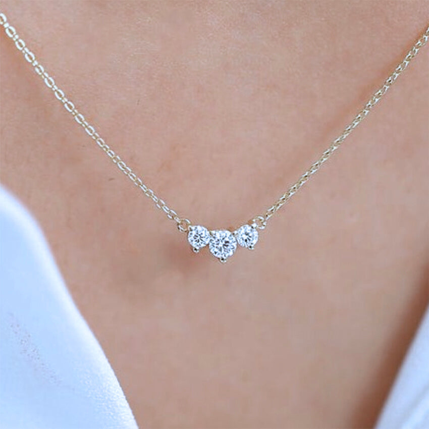 classic diamond pendant necklace - Australian Diamond Network