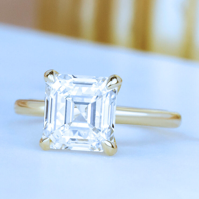 Asscher Cut Diamond Ring - Australian Diamond Network