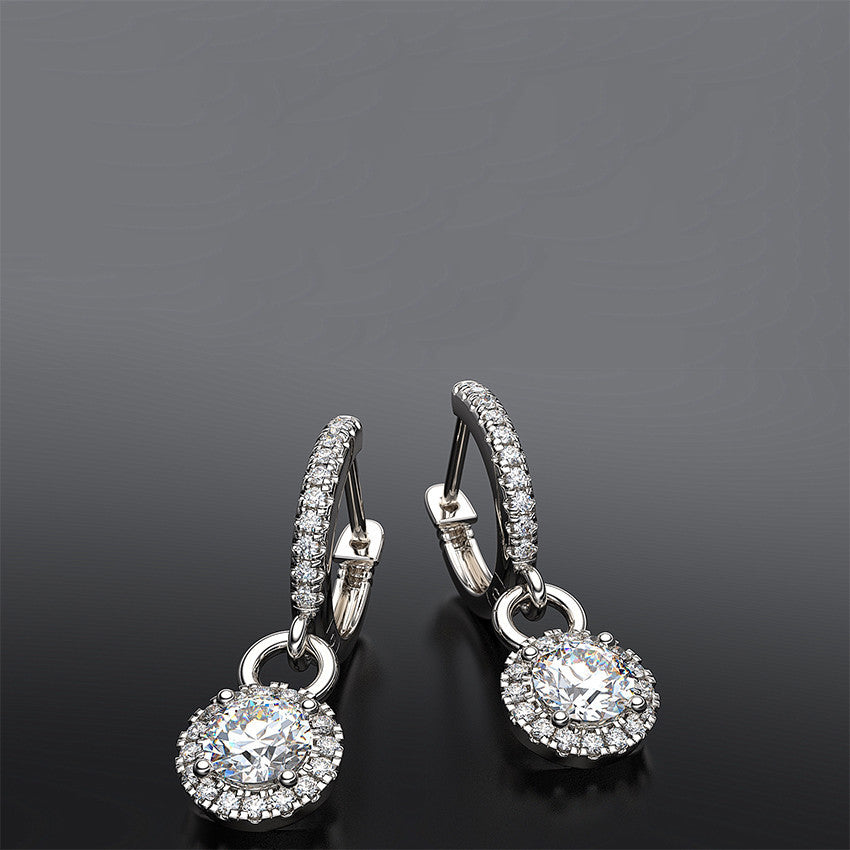 Diamond Drop Earrings - Australian Diamond Network