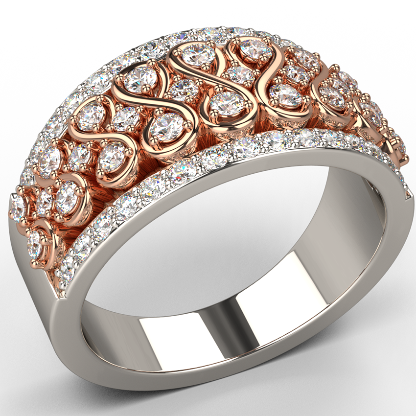 Fortunate Eight Diamond Dress Ring - Australian Diamond Network