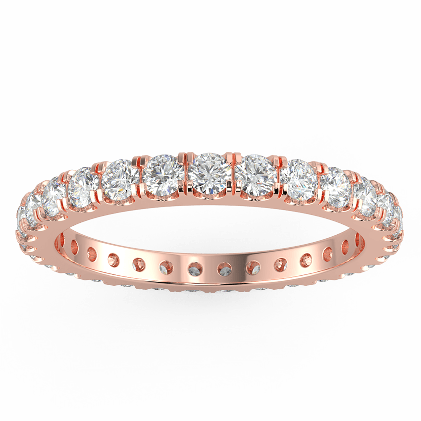 Diamond Eternity Ring in Rose Gold- Australian Diamond Network