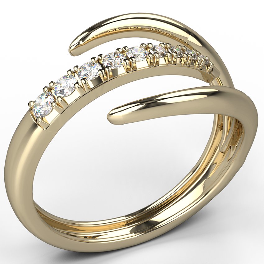 Open Embrace Diamond Dress Ring - Australian Diamond Network