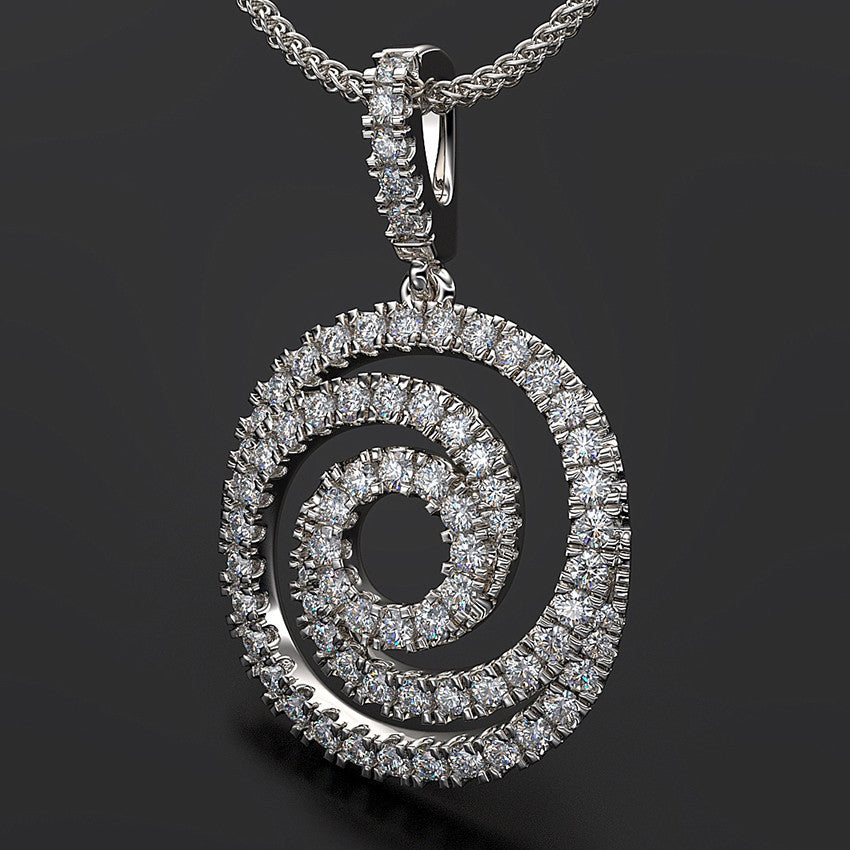 origo diamond pendant necklace 18k gold - Australian Diamond Network