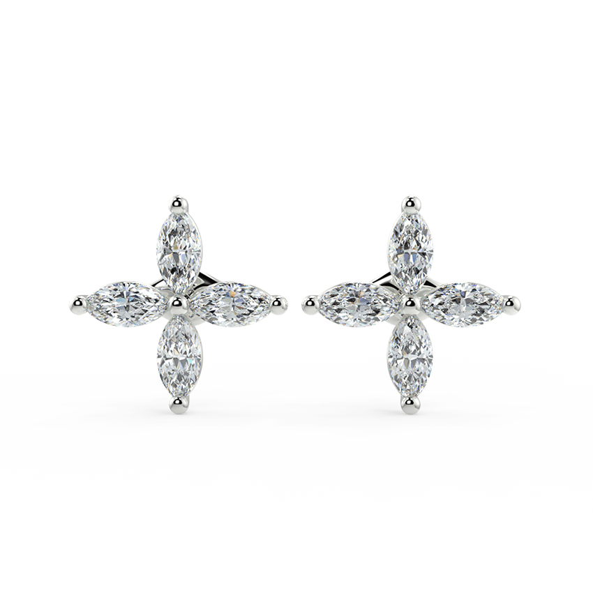 Petalo Marquise Diamond Earrings - Australian Diamond Network