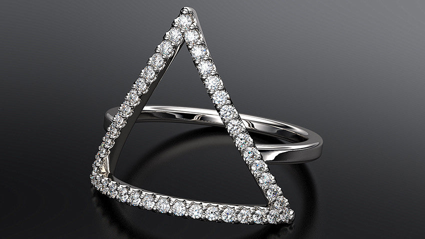 triad diamond dress ring - Australian Diamond Network