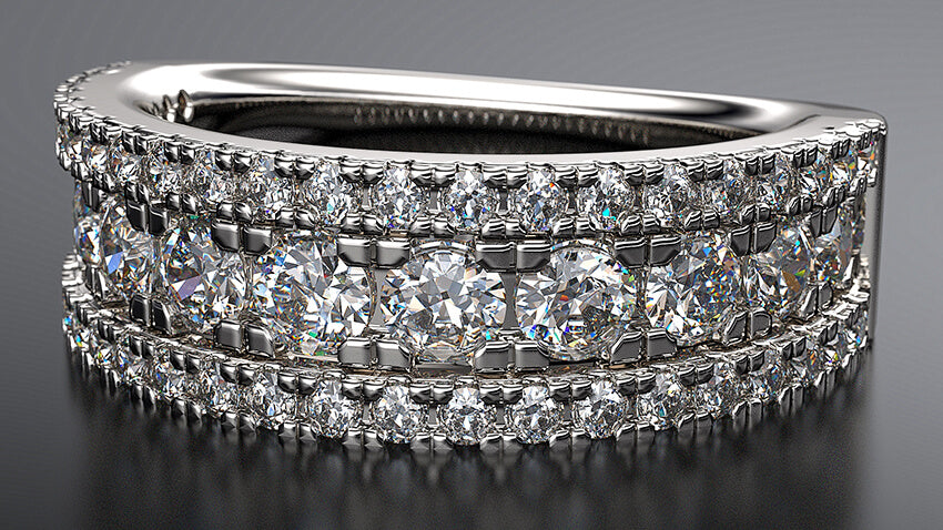 platinum diamond cocktail ring - Australian Diamond Network