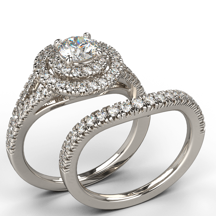 unity diamond wedding band 18k white gold - Australian Diamond Network