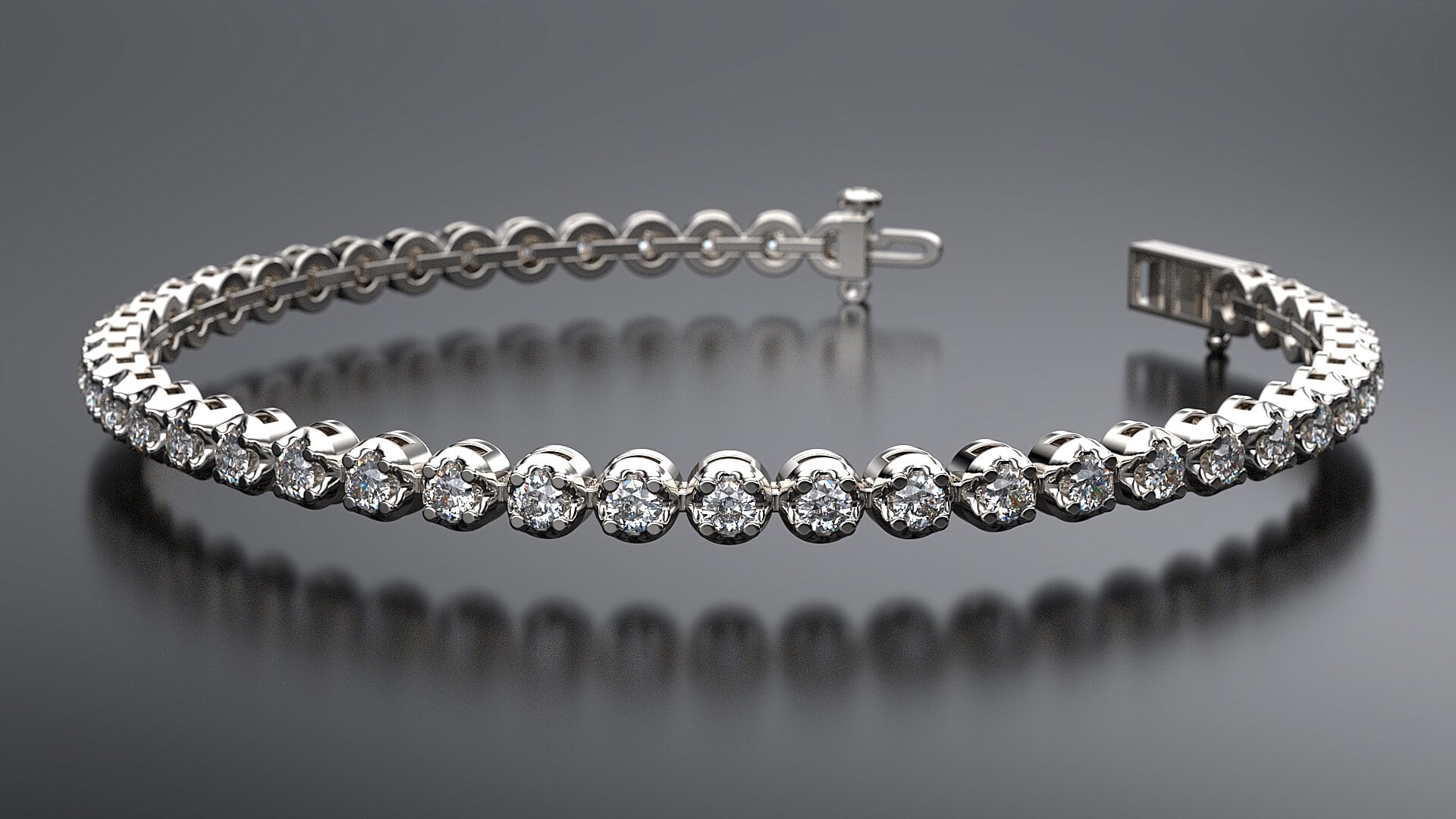 1 carat diamond tennis bracelet - Australian Diamond Network